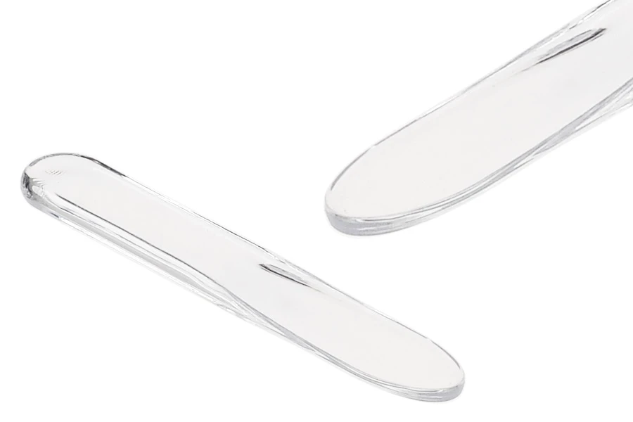 Spatula for cream plastic (PE) transparent 68 mm - 50 pcs Spatula for cream plastic (PE) transparent 68 mm - 50 pcs