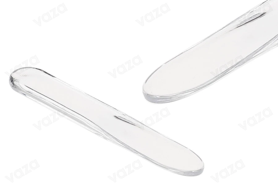 Plastikspachtel für Cremes (PE) transparent 68 mm - 50 Stk-produktbild