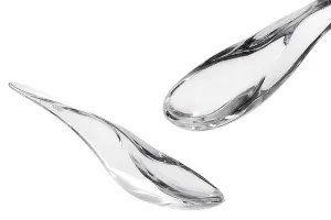 Plastikspachtel für Cremes (PE) transparent 70 mm - 12 Stk