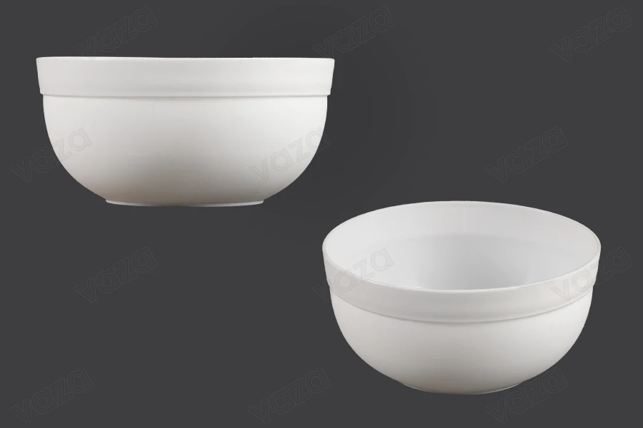 Enë plastike e bardhë 150 ml për trajtime fytyre - 12 copë-imazh_produkt