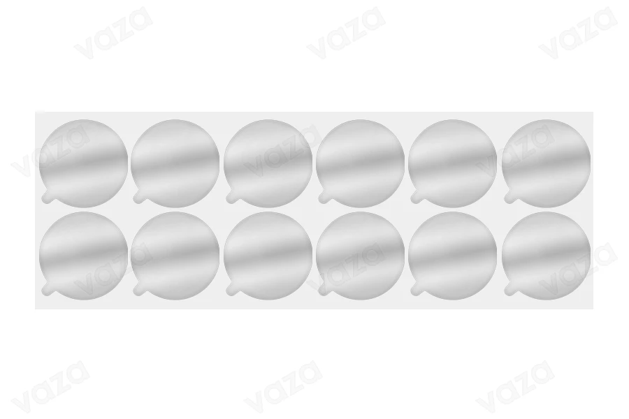 Αυτοκόλλητο παρέμβυσμα αλουμινίου 44 mm - 12 τμχ-εικόνα_διαστάσεις