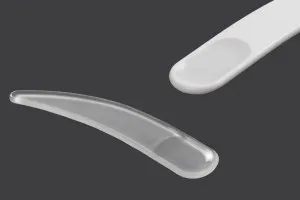 Kosmetikspachtel für Creme aus Kunststoff (PE) 60 mm -24 Stücke-1