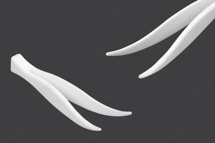Pinzetta in plastica (PE) bianca 71 mm - 24 pezzi-εικόνα_προϊοντική