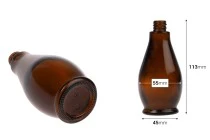 Μπουκαλάκι για αιθέρια έλαια 100 ml γυάλινο καραμελέ (PP18) Μπουκαλάκι για αιθέρια έλαια 100 ml γυάλινο καραμελέ (PP18)