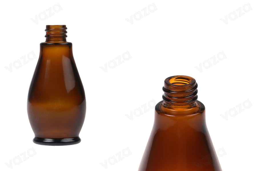 Μπουκαλάκι για αιθέρια έλαια 50 ml γυάλινο καραμελέ (PP18)-εικόνα_προϊοντική