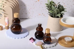 Μπουκαλάκι αιθέριων ελαίων 100 ml γυάλινο καραμελέ (PP18)-3