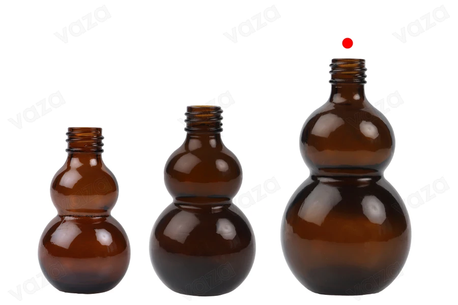 Braunglasflasche 100ml für Ätherische Öle (PP18)-bildgruppe