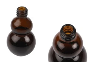 Μπουκαλάκι αιθέριων ελαίων 50 ml γυάλινο καραμελέ (PP18)-1