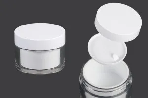 Doppelseitiges Cremetiegel 30ml mit Deckel und Kunststoffverschluss-1