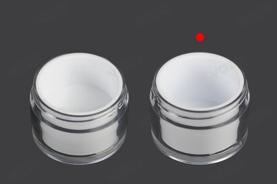 Barattolo per crema da 50 ml bifacciale con coperchio e sigillo in plastica-εικόνα_σύνθεση