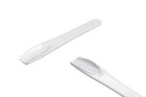 Σπάτουλα για κρέμα πλαστική (PE) ασημί 71x11 mm - 24 τμχ Σπάτουλα για κρέμα πλαστική (PE) ασημί 71x11 mm - 24 τμχ