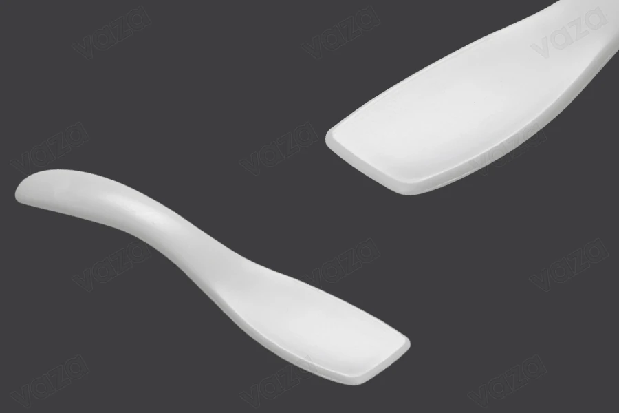 Spatul plastike për krem (PE) e bardhë 73x15 mm - 24 copë Spatul plastike për krem (PE) e bardhë 73x15 mm - 24 copë-εικόνα_προϊοντική