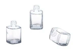 Glasparfümflakon 30 ml (18/415) in quadratischer Form-1