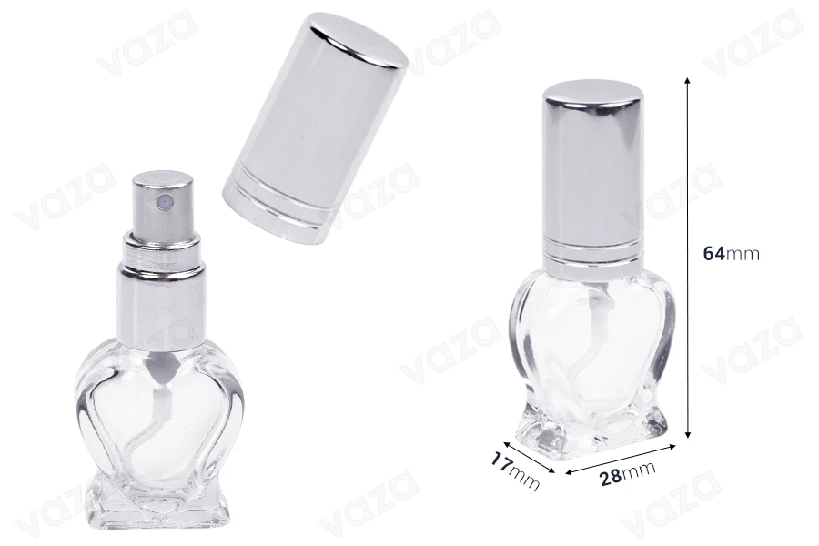 4ml heart shaped glass bottle with spray and silver lid 4ml heart shaped glass bottle with spray and silver lid-image_dimensions