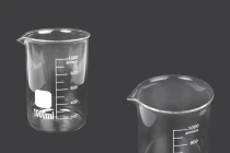 Ποτήρι ζέσεως 1000 ml γυάλινο κυλινδρικό