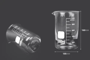 Becherglas 1000ml Glaszylinder-2