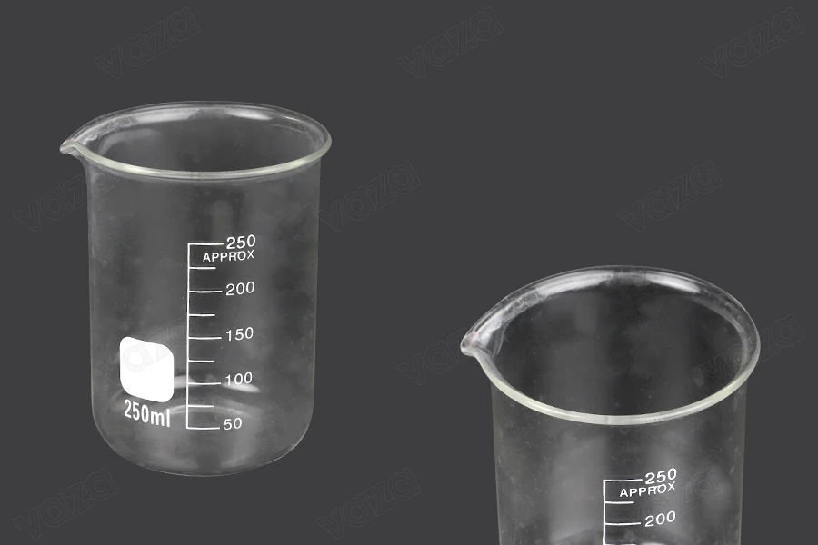 Ποτήρι ζέσεως 250 ml γυάλινο κυλινδρικό-εικόνα_προϊοντική