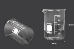 Becherglas 500ml Glaszylinder-2