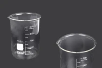 Becher in vetro da 800 ml a forma cilindrica Becher in vetro da 800 ml a forma cilindrica
