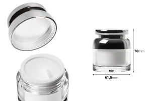 Acryl Cremedose 50ml mit Abdichtscheibe-2