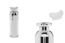 Μπουκαλάκι πολυτελείας 30 ml airless ακρυλικό (διάφανο εξωτερικά και λευκό εσωτερικά) με αντλία κρέμας και προστατευτικό καπάκι Μπουκαλάκι πολυτελείας 30 ml airless ακρυλικό (διάφανο εξωτερικά και λευκό εσωτερικά) με αντλία κρέμας και προστατευτικό καπάκι