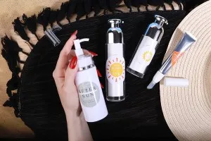 Luxury 30ml Airless Acrylic Bottle (Transparent External and White Inside) with Cream Pump and Protective Cap-3