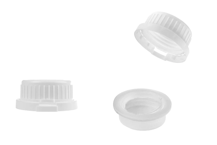 Plug and safety cap for aluminum bottles 101-86