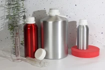 Plug and safety cap for aluminum bottles 101-86