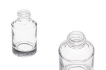 50ml short cylindrical glass bottle 50ml short cylindrical glass bottle