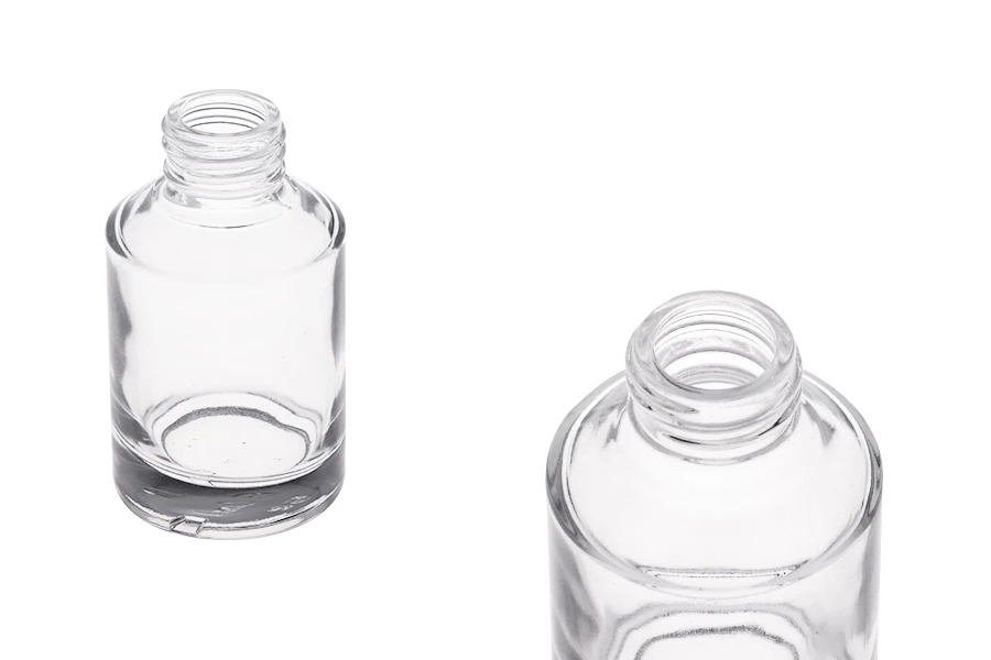 50ml short cylindrical glass bottle 50ml short cylindrical glass bottle