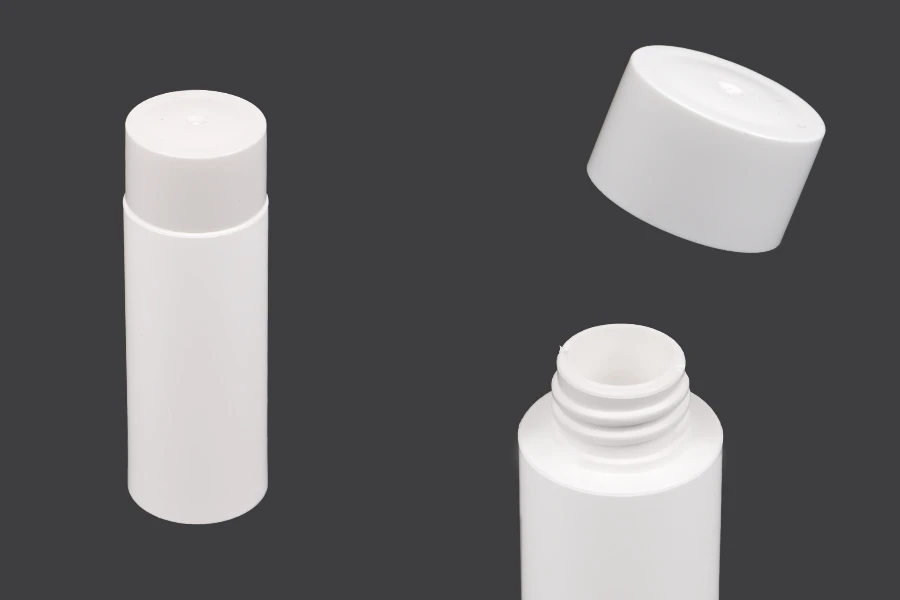 Flacone bianco interno di ricambio con tappo bianco per codice 1016-4-15