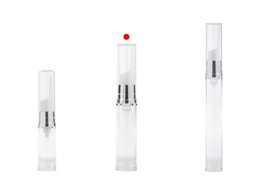 Μπουκαλάκι Airless 10 ml για serum διάφανο με καπάκι