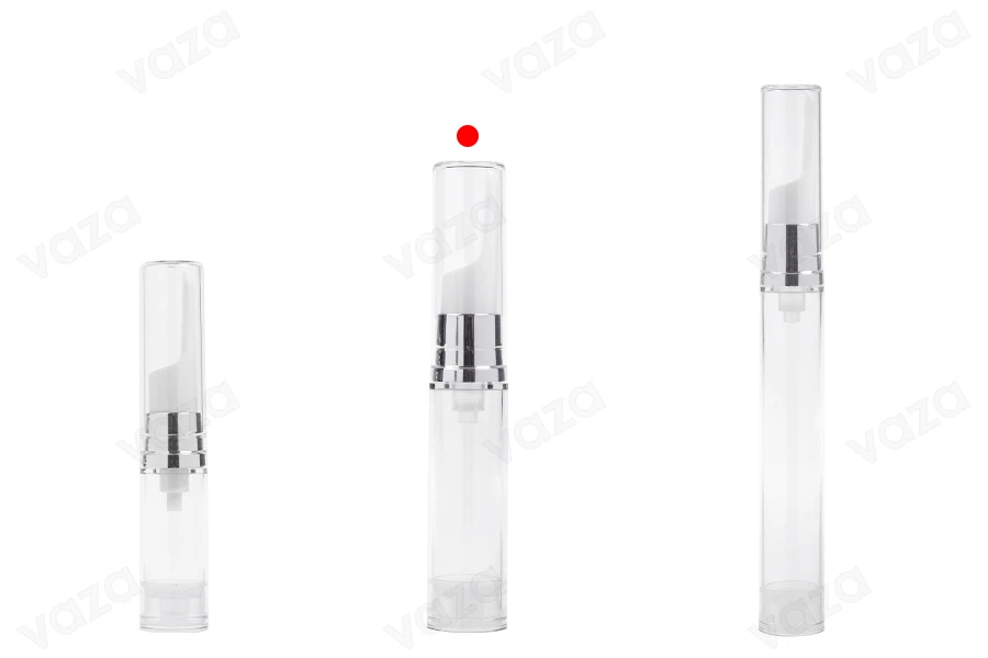 Airless 10ml Flasche für transparentes Serum mit Deckel-bildgruppe