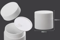 Dose 15ml Plastikdoppel mit innerem Dichtungsdeckel und Plastikdose Dose 15ml Plastikdoppel mit innerem Dichtungsdeckel und Plastikdose