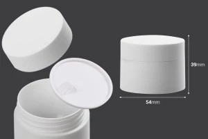 30ml Kunststoff-Doppelglas mit Innendichtung im Deckel und Kunststoff im Glas-2