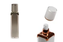 Μπουκαλάκι πολυτελείας 50 ml airless ακρυλικό με αντλία κρέμας και καπάκι Μπουκαλάκι πολυτελείας 50 ml airless ακρυλικό με αντλία κρέμας και καπάκι