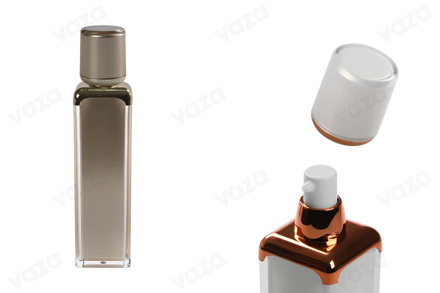 Μπουκαλάκι πολυτελείας 50 ml airless ακρυλικό με αντλία κρέμας και καπάκι-εικόνα_προϊοντική