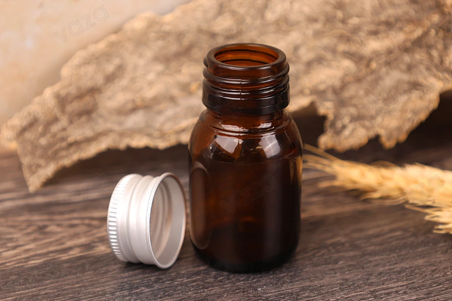 30ml amber glass bottle for essential oils with PP28 finish-image_group