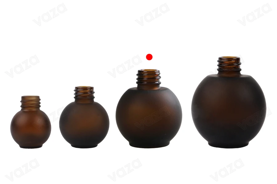 30ml frosted amber spherical glass bottle-image_group