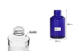 30ml glass bottle with PP20 finish-2