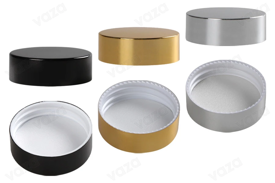 Plastic lid with aluminum coating and inner gasket for 30 ml jars-image_group