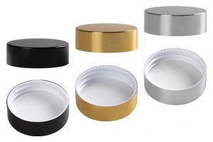 Kunststoffdeckel mit Aluminiumbeschichtung und Innendichtung für 50 ml Gläser-3