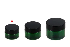 20ml green glass jar with sealing disc and EPE liner inserted in the cap-3
