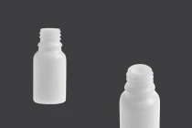 Γυάλινο μπουκαλάκι για αιθέρια έλαια 10 ml λευκό με στόμιο PP18 Γυάλινο μπουκαλάκι για αιθέρια έλαια 10 ml λευκό με στόμιο PP18