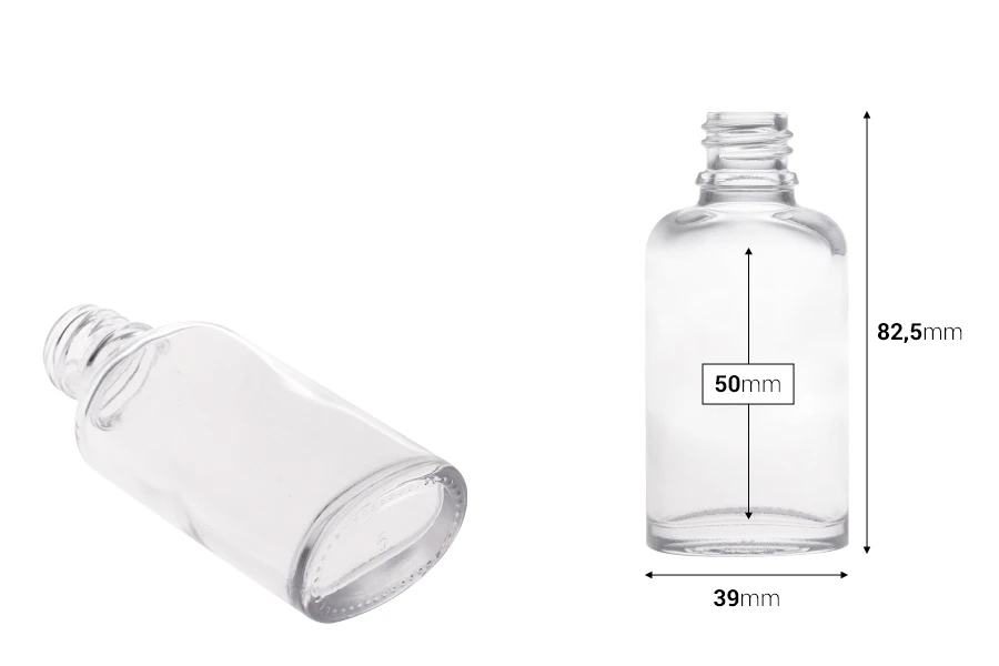 Μπουκαλάκι 30 ml για αιθέρια έλαια γυάλινο, διάφανο σε οβάλ σχήμα (PP18) Μπουκαλάκι 30 ml για αιθέρια έλαια γυάλινο, διάφανο σε οβάλ σχήμα (PP18)