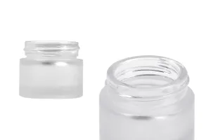 Βαζάκι γυάλινο αμμοβολής για κρέμα 10 ml - χωρίς καπάκι-1