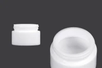 Βαζάκι για κρέμα γυάλινο 30 ml σε λευκό χρώμα - χωρίς καπάκι Βαζάκι για κρέμα γυάλινο 30 ml σε λευκό χρώμα - χωρίς καπάκι