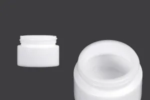 Pot pour verre crème 30 ml de couleur blanche - sans couvercle-1
