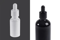 Set aus Kunststoffring und Gummispitze für Tropfer und Flaschenausgießer PP18 Set aus Kunststoffring und Gummispitze für Tropfer und Flaschenausgießer PP18