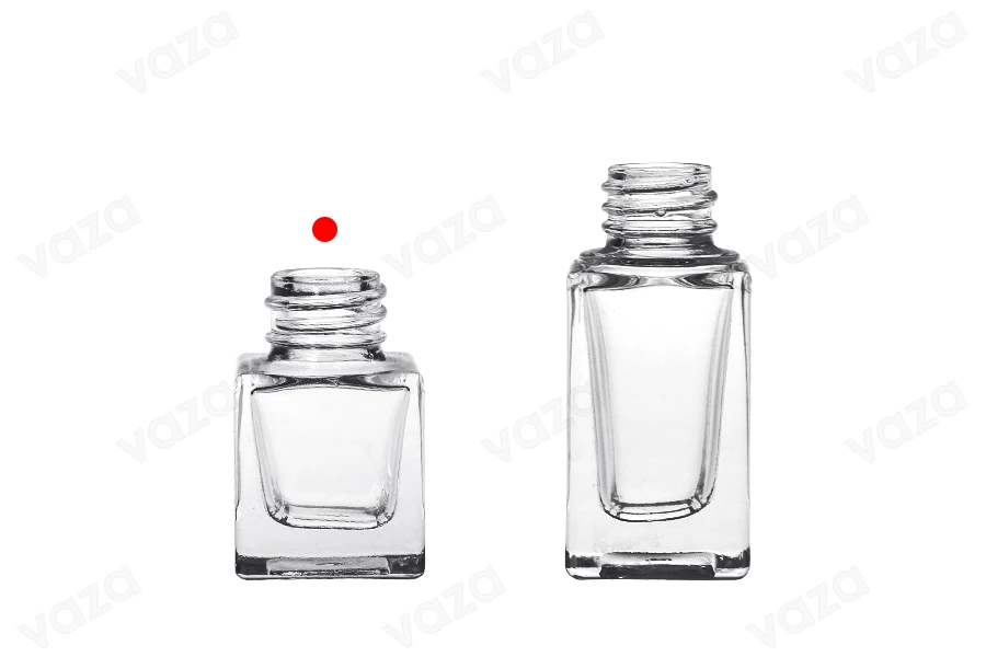5ml transparent cube-shaped glass bottle with PP18 spout-image_group